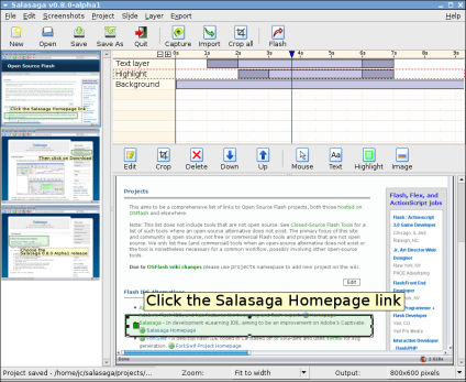 Salasaga Linux