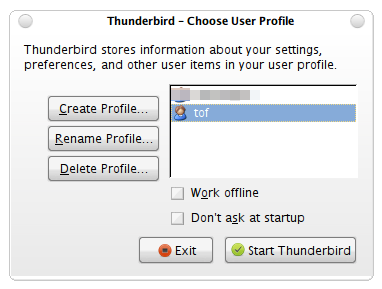 thunderbird profile manager