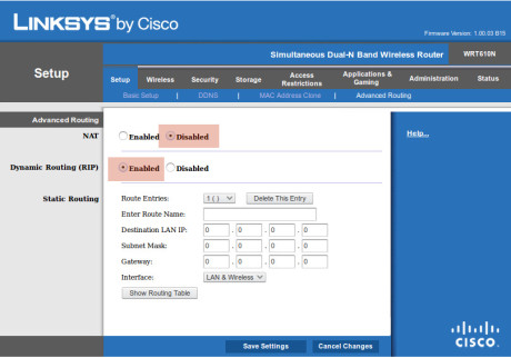 wrt610n-routing